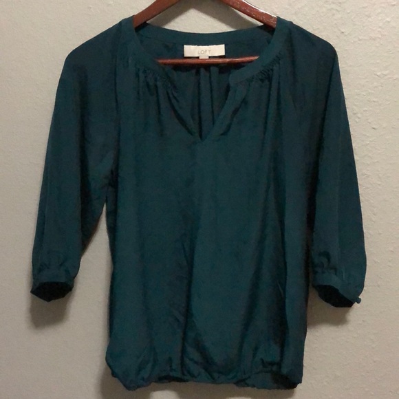 LOFT Tops - Dark Teal Blouse